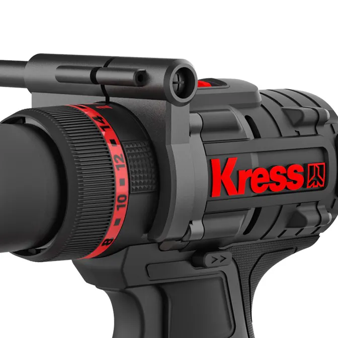 KRESS Hammer Drill 13mm 20V BL 150Nm Kit - Image 6