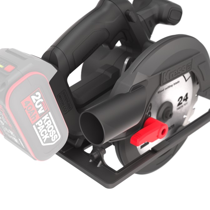 KRESS Circular Saw 165mm 20V BL TOOL ONLY - Image 3