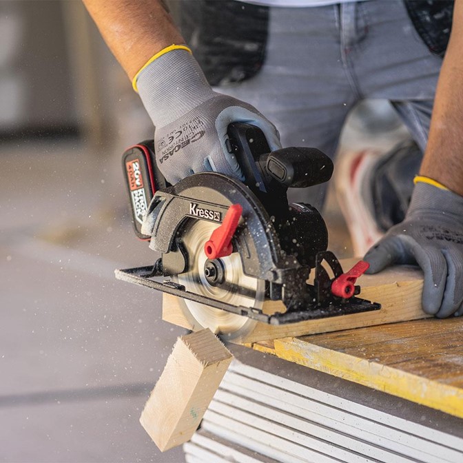 KRESS Circular Saw 185mm 20V BL TOOL ONLY - Image 3