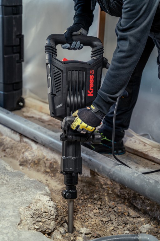 KRESS 15kg Demolition Hammer 1750W 50J - Image 4